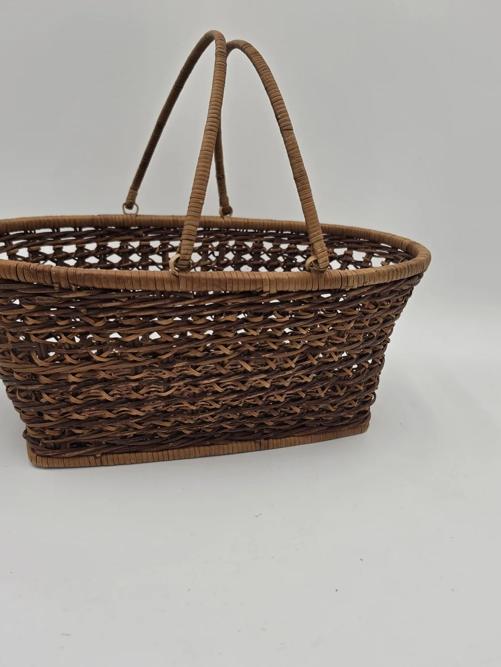 Woven Wicker Basket Trio